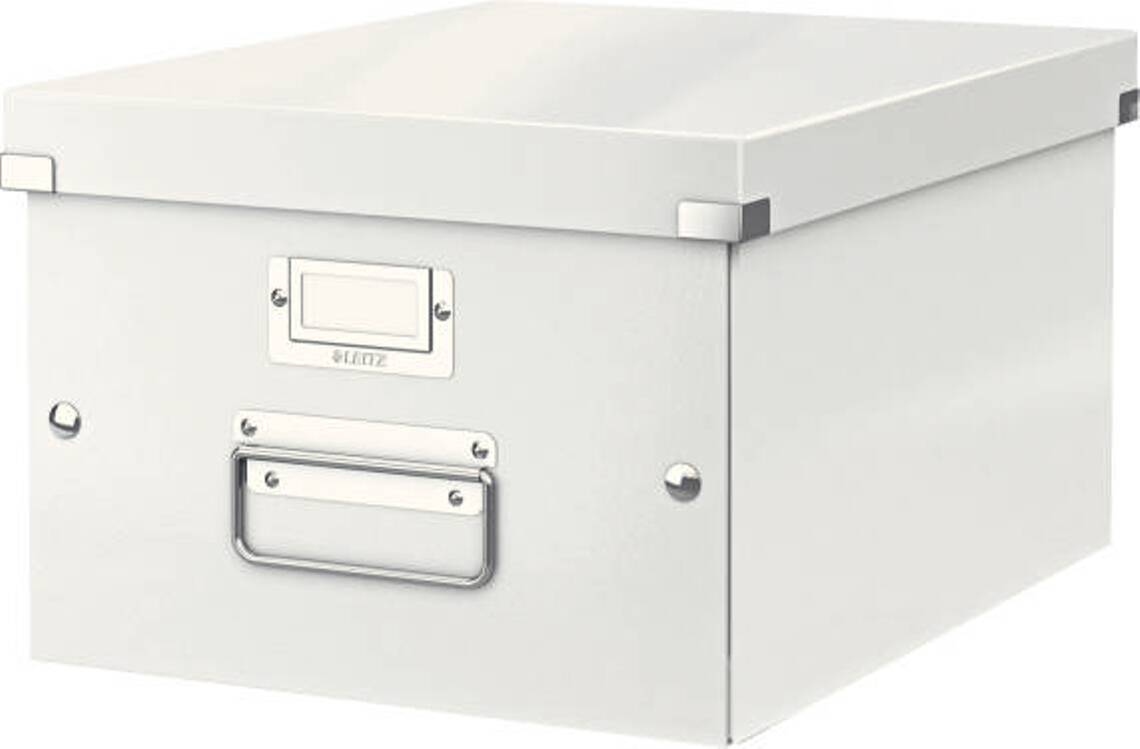 Caja LEITZ 60440001 (Blanco - 26.5x33.5x18.8cm - A4 - 16.7 L - Madera Contrachapada)