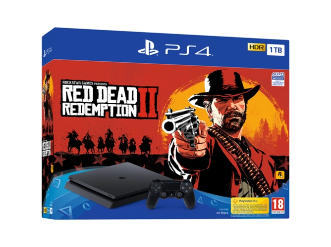 Consola PS4 Slim + Red Dead Redemption 2 (1 TB)