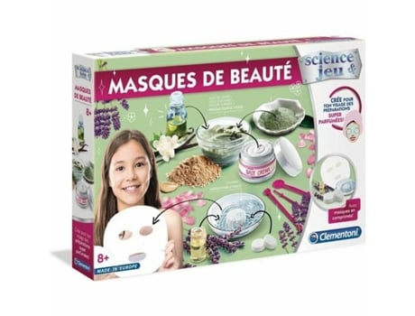 Set de Maquillaje Infantil CLEMENTONI Science & Jeu Beauty masks (FR) Multicolor