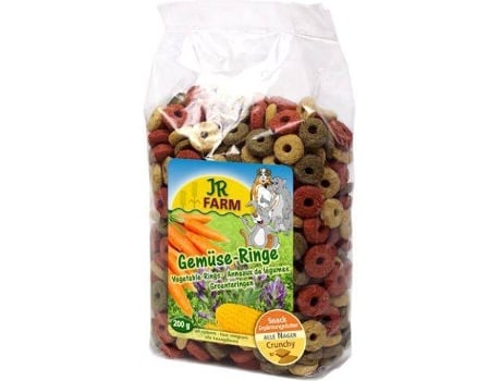 Snack para Roedores JR FARM Anillos de Verduras (200 Gr)