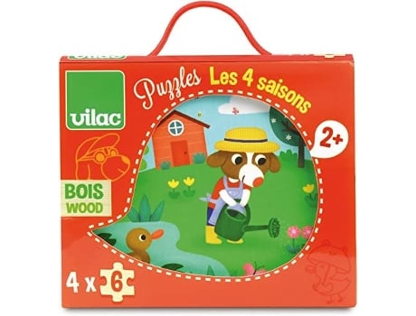 Juego Educativo VILAC (Madera - Naranja - 16 x 13 cm)