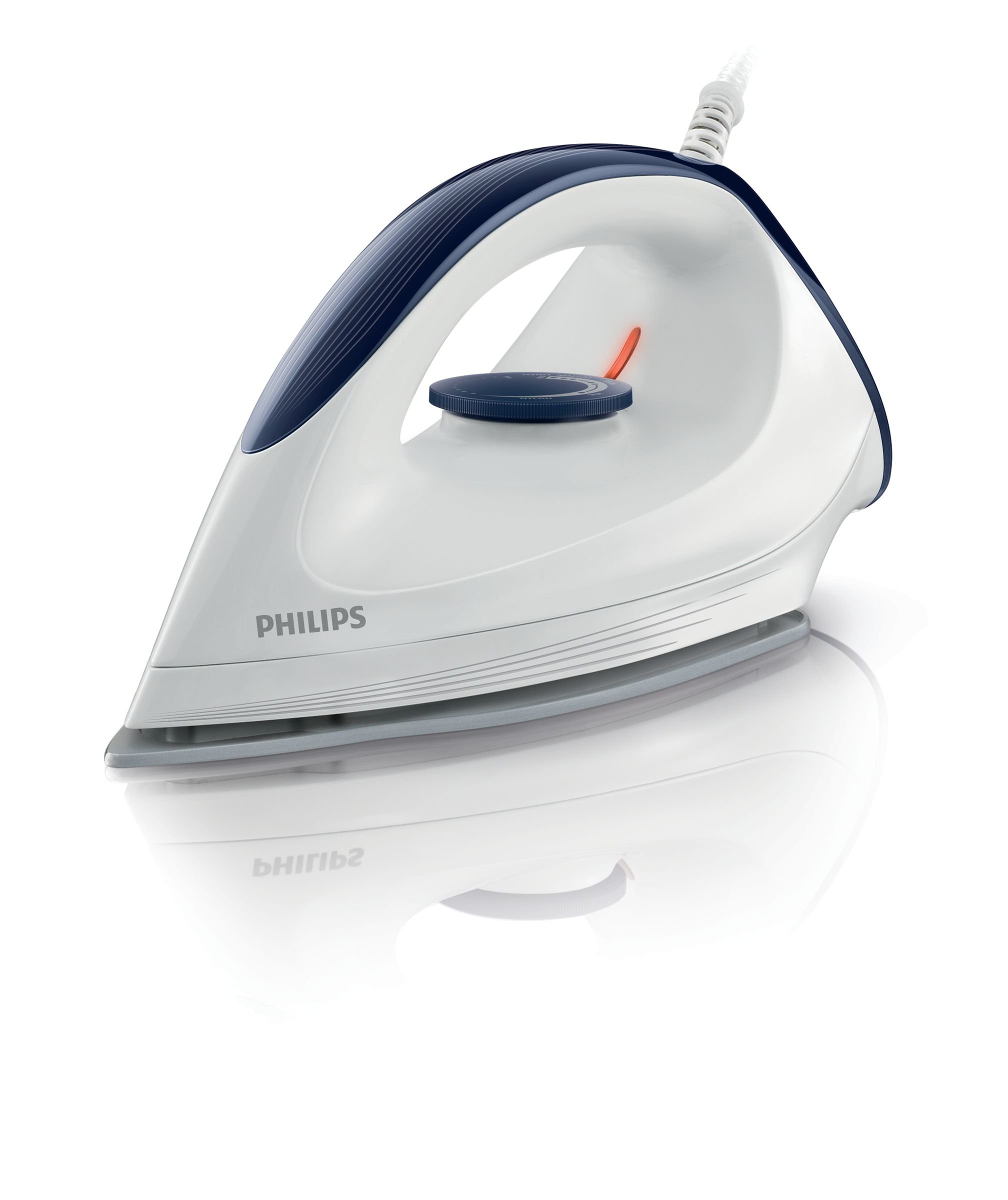 Plancha de Vapor a Seco PHILIPS GC160/02 (1200 W - Base: DynaGlide)