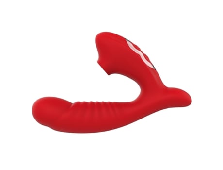 Vibrador de masaje de succión multifrecuencia para mujer (rojo) VEANXIN