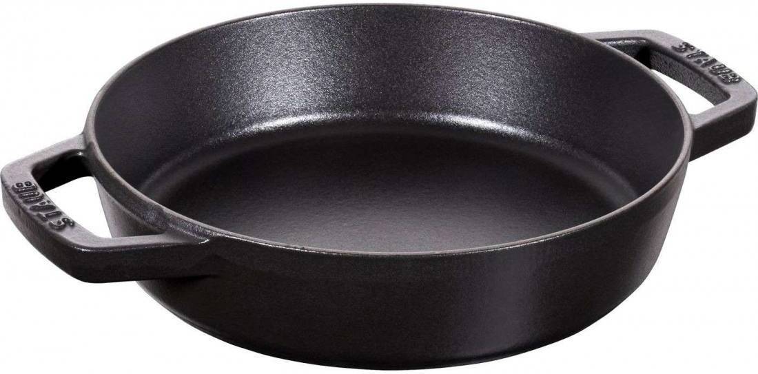 Sartén STAUB (Negro - Hierro Fundido - 20 cm)