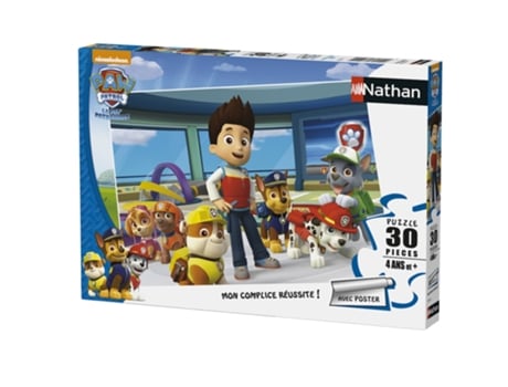 Puzzle NATHAN (Cartón - Azul - 30 x 23 cm)