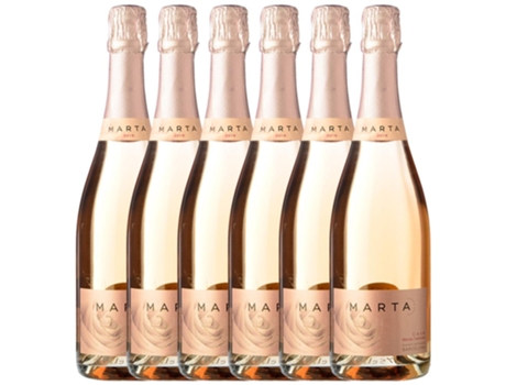 Espumante CAVES RAMÓN CANALS Caves Ramón Canals Marta Passió Rosé Brut Cava Reserva (0.75 L - 6 unidades)