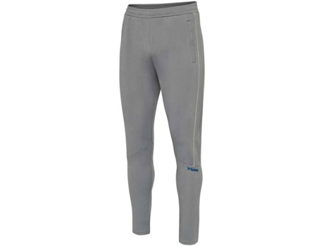 Pantalones para Hombre HUMMEL Amos Tapered Gris para Fútbol (M)