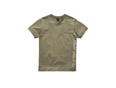 Camiseta para Hombre G-STAR (S - Algodón - Verde)