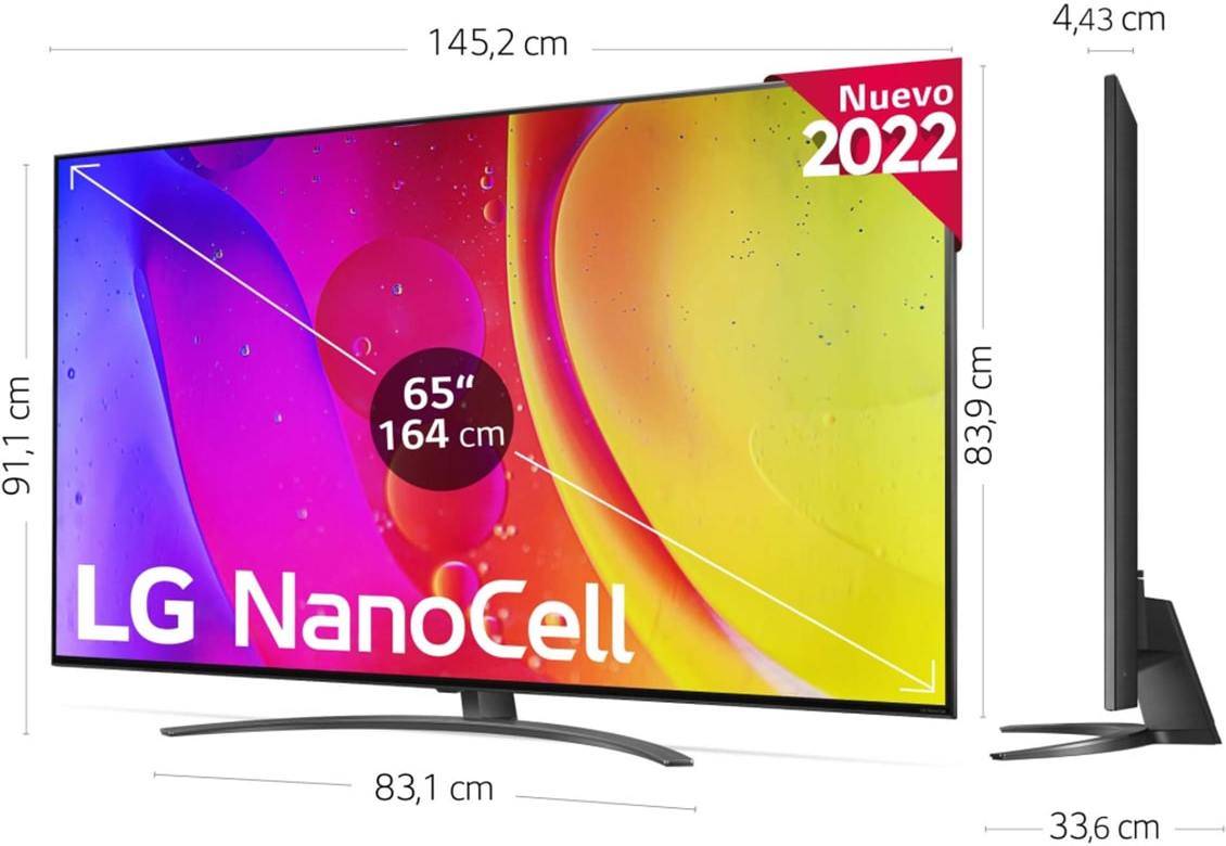 TV LG 65NANO816QA (Nano Cell - 65'' - 165 cm - 4K Ultra HD - Smart TV)