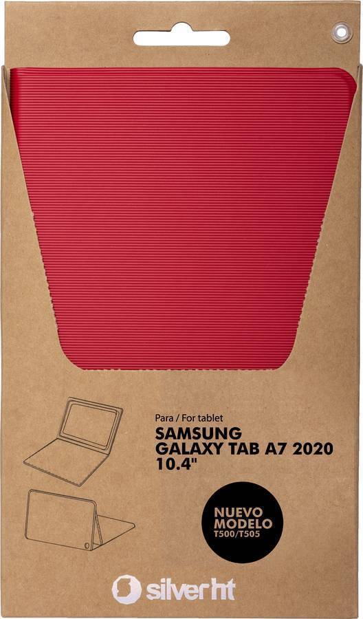 Funda Tablet Samsung Galaxy Tab A7 SILVERHT Rojo