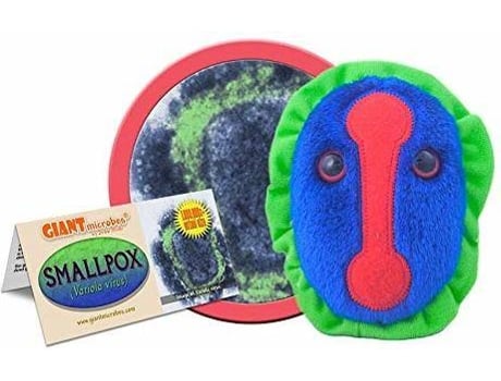 Peluche GIANT MICROBES Smallpox - Variola Virus (5.28x4.41x2.52 cm)