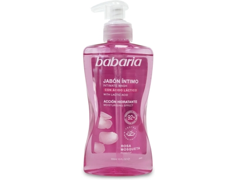 Jabón Intimo BABARIA Rosa Mosqueta (300 ml)