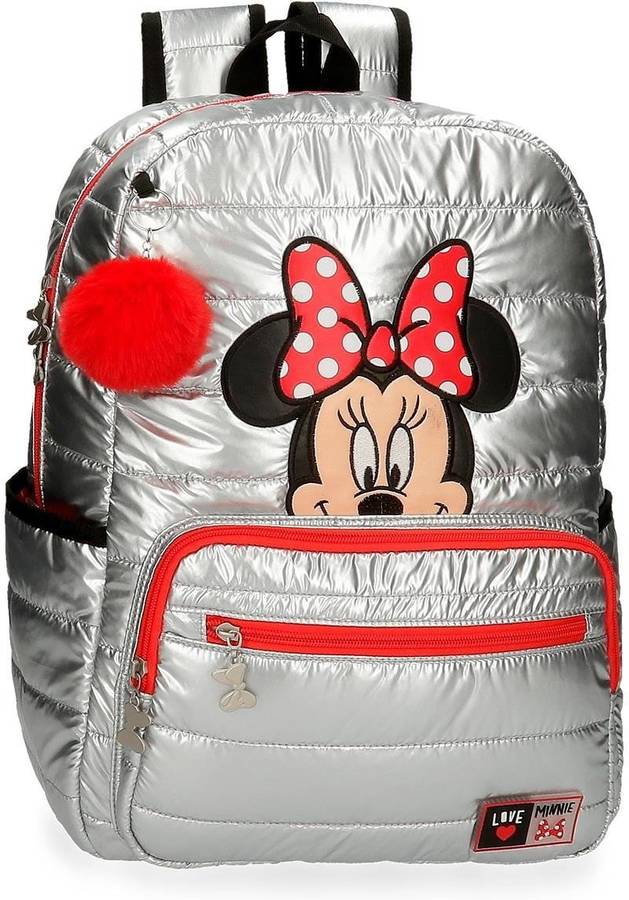 Mochila DISNEY My Pretty Bow (Gris - 32 x 42 x 15 cm)