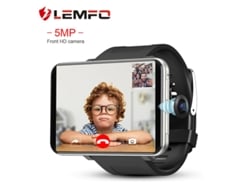 S/MARCA Smartwatch Lemfo Lemt 4G 2 86 Pulgadas Pantalla 5Mp Camara 2700Mah Bateria Plata 3+32Gb