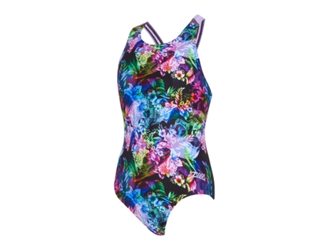 Bañador de Niña para Natación ZOGGS Pieza Flyback Multicolor (6 Años)