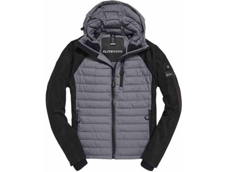 Abrigo para Hombre SUPERDRY Kiso Padded Racer Gris para Esquí (L)