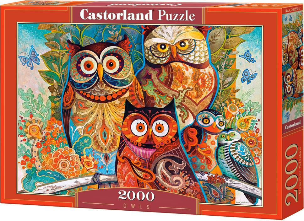 Puzzle CASTORLAND Owls (2000 Piezas)