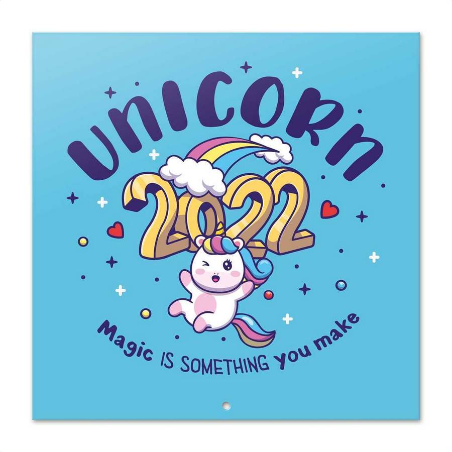 Calendario ERIK EDITORES 2022 30X30 Unicorn