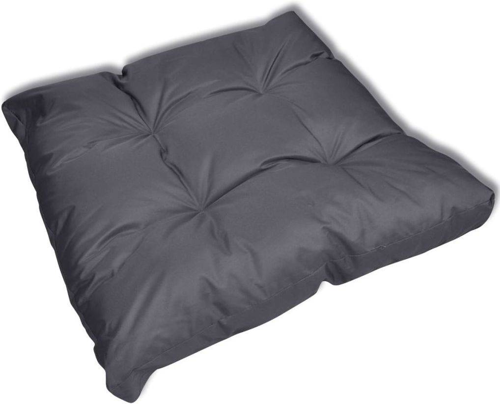 Almohada VIDAXL (Gris - Tela - 80 x 80 cm)