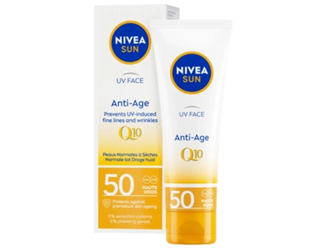 Sun UV Facial Anti-Edad Q10 SPF50 50 ml NIVEA