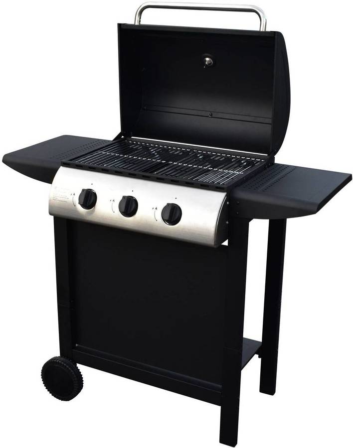 Barbacoa BENEFFITO Lofoten Negro (98 x 51 x 100 cm - Acero)