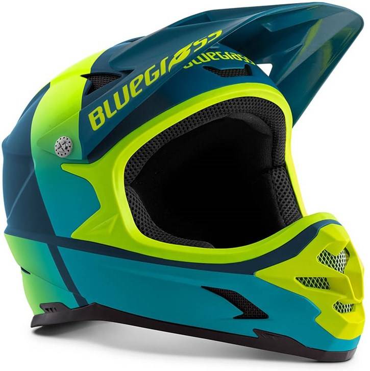 Casco para Bicicleta BLUEGRASS Intox (Talla: 56-58 - Azul, Amarillo)