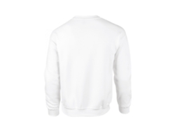 Sweatshirt para Unisexo GILDAN (XL - Algodón - Blanco)