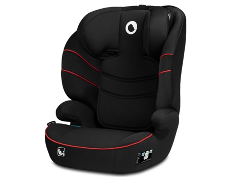 Silla de Coche I-Size LIONELO Lars Deportivo Negro Rojo