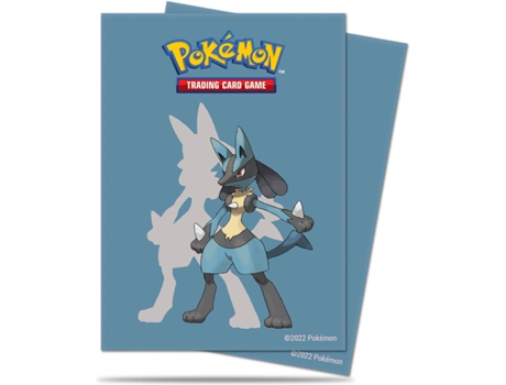 Juego de Cartas ULTRA PRO Deck Protector Sleeves Pokemon: Lucario (Edad Minima: 6 años)