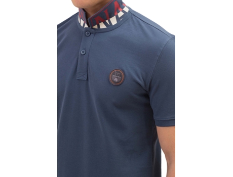 Polo de Hombre NAPAPIJRI Algodón Azul (L)