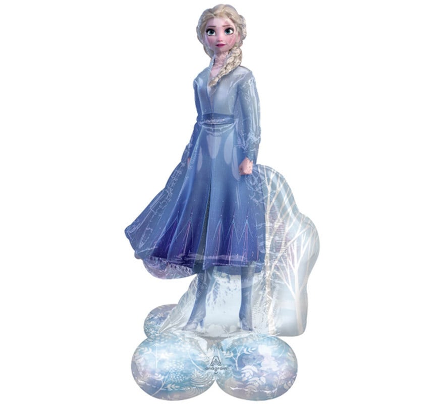 Amscan Anagram 4310011 globo de papel aluminio con relleno diseño elsa frozen disney 54 pulgadas airloonz liragram españa foil