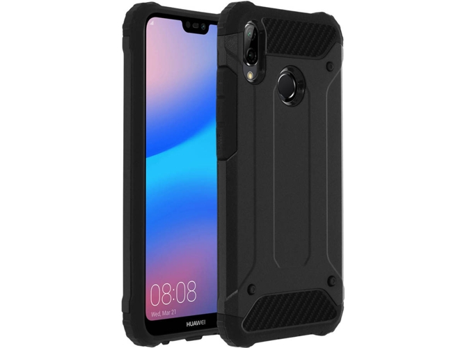 Carcasa Antigolpes Huawei p20 lite – 180m negra avizar defender ii funda para backdef2bkp20l