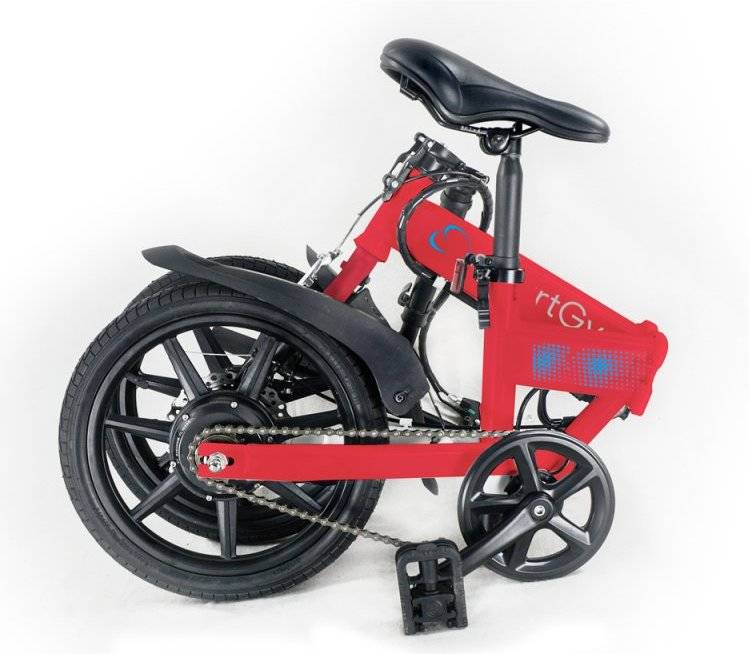 Bicicleta eléctrica SMARTGYRO Ebike rojo