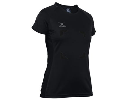 Camiseta de Mujer GILBERT Eclipse Hook Loop Negro (2XL)