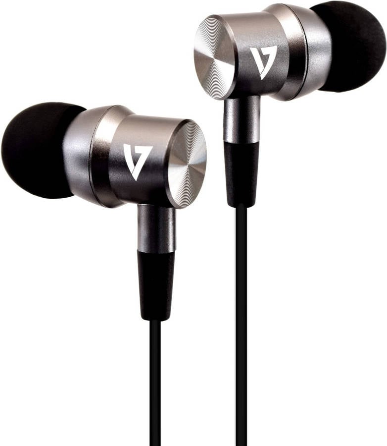 Auriculares con Cable V7 HA111-3EB (In Ear - Micrófono - Negro)