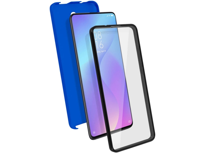 Carcasa 360º Xiaomi Mi 9T, Mi 9T Pro AVIZAR TPGLASS-BL-MI9T Azul