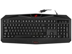 Teclado Gaming NPLAY Control 3.0 (Membrana - Español - Negro)