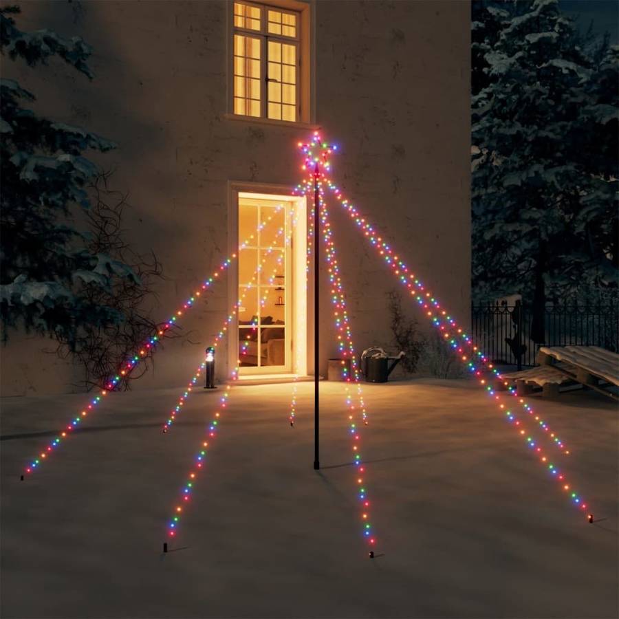 Luces de Navidad VIDAXL 400 Luces LED (Multicolor - 250cm)