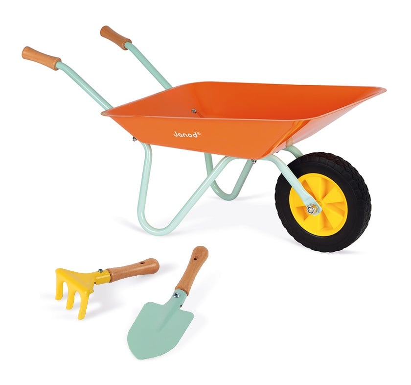 Jogo de Mesa JANOD Metal Wheelbarrow Happy Garden (3 Anos)