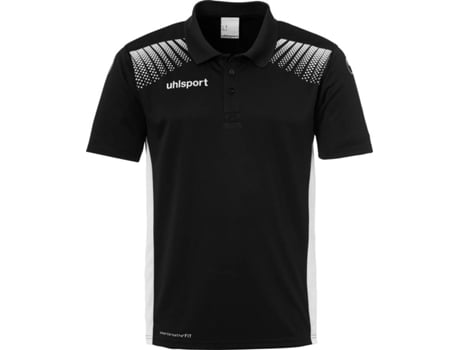 Polo para Hombre UHLSPORT Goal Negro, Blanco para Fútbol (10 años)