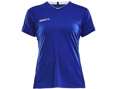 Camiseta de Mujer para Fútbol CRAFT Progress Piqué Azul (L)