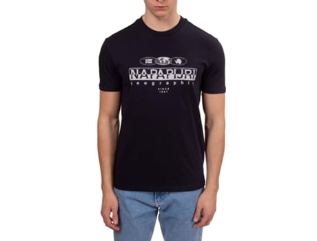 Camiseta de Hombre NAPAPIJRI Negro (S)