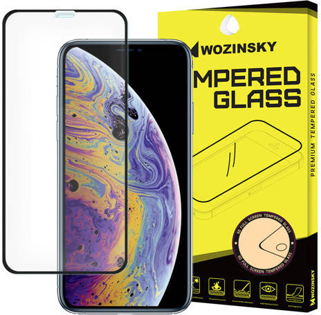 Protector Cristal Templado iPhone 12 WOZINSKY Full Cover Transparente