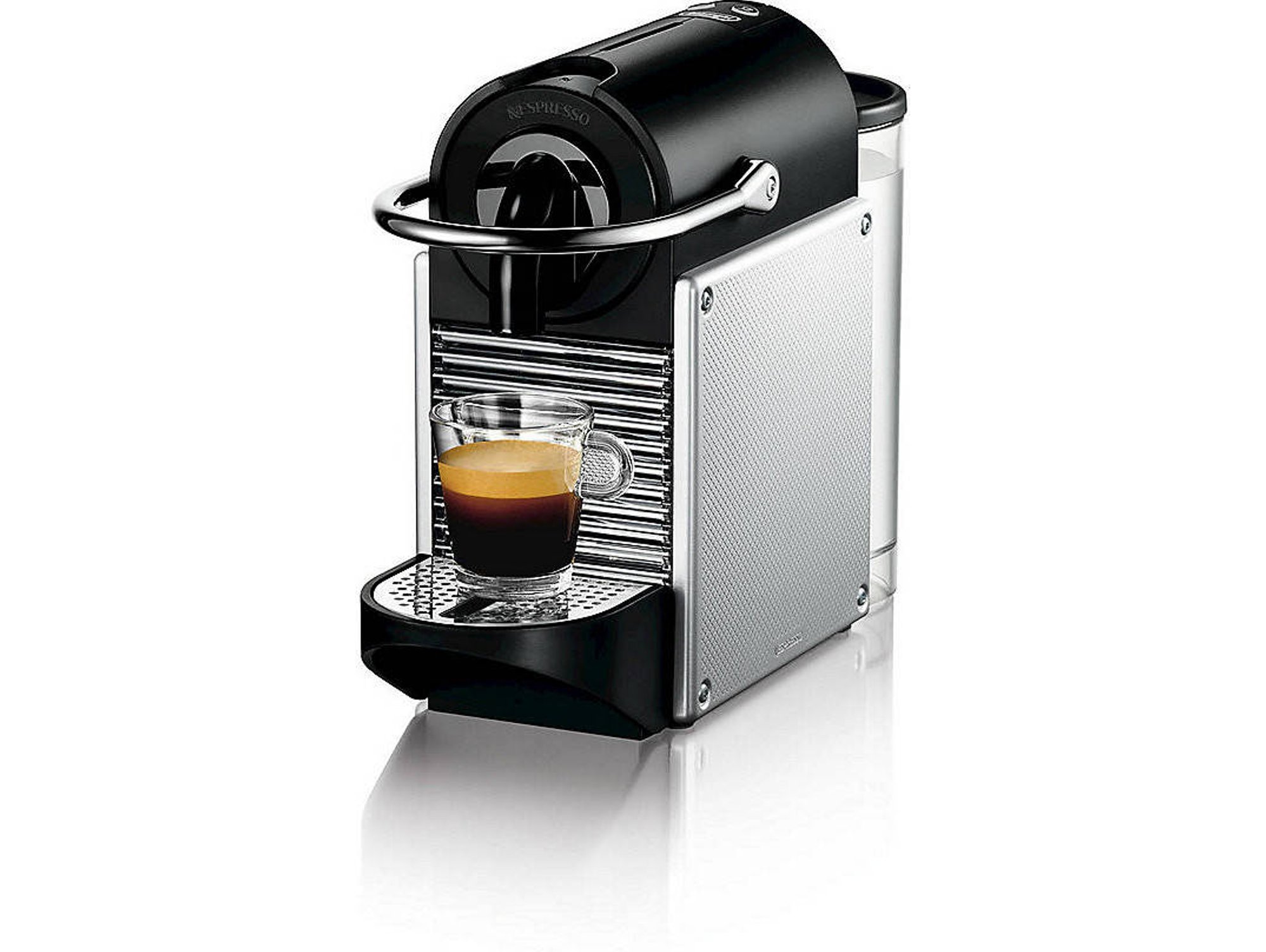 Cafetera Espresso Delonghi pixie en124.s para plata nespresso® longhi 0.7l 1.260 w negro y en124s inox monodosis 19 bares agua 0.7 14