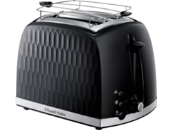 RUSSELL HOBBS Tostadora RUSSEL HoneyComb Negro (850 W)