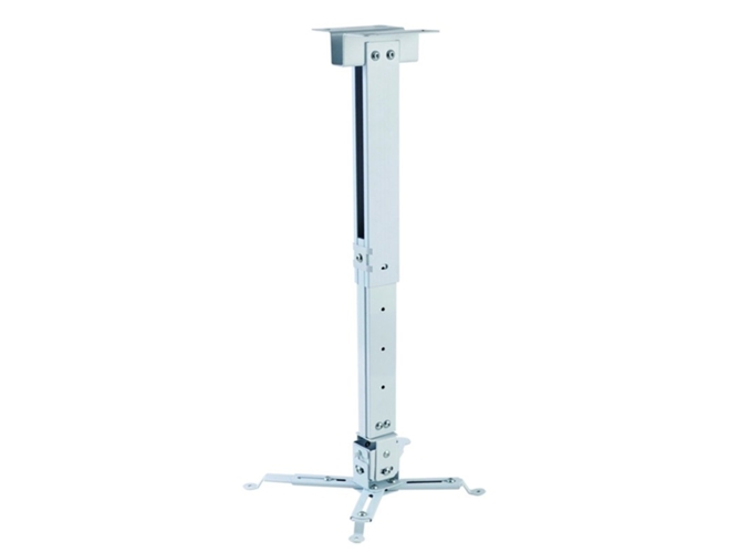 Iggual Stp02s Soporte proyector techo de color blanco para distancia agujeros 370 mm max hasta 18 kilos talla aluminio inclinable igg314579 225 225° 15 15°