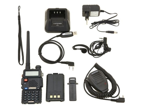 FM Radio Baofeng Uv-5R Walkie-Talkie Vhf/Uhf