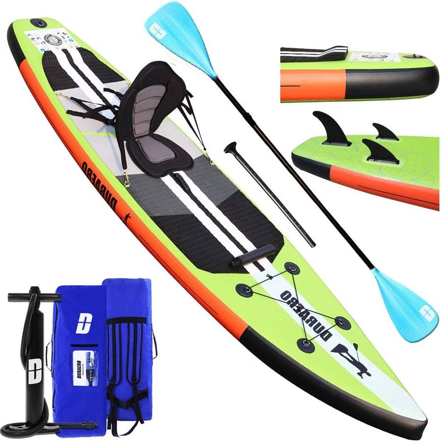 Conjunto de Stand Up Paddle DURAERO con accesorios (Verde - 330x76x15 cm)