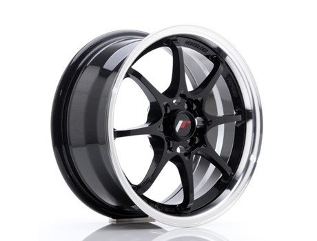 Llanta Japan Racing Jr5 15''X7 Et 35 4X100 Cb 73,1 Negro