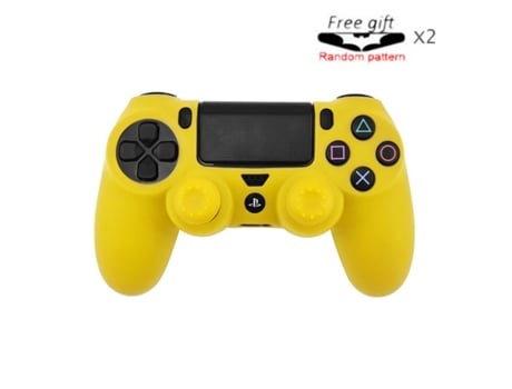 Carcasa para mando PS4 MOROROR Amarillo